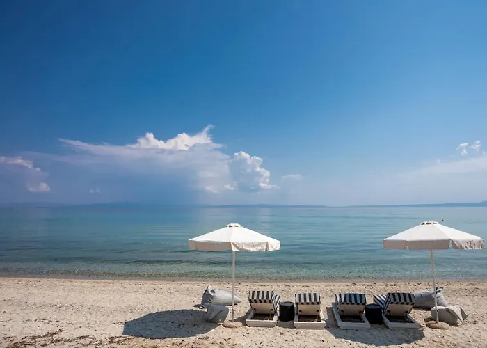 Seafront Luxury Almyra, Chalkidiki ヴィラ ポリフロノ